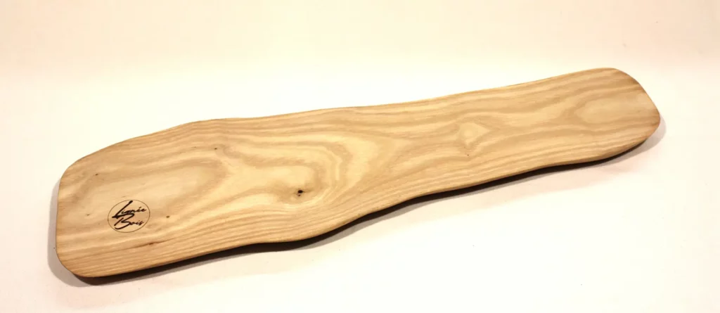 Verso d'une planche en frêne recto-verso