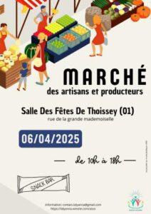 Affiche du marché des arts et des producteurs